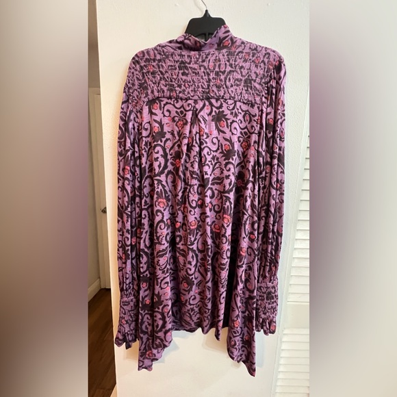 Free People Printed Bridgette Tunic Top/Dress NWOT - Picture 4 of 5